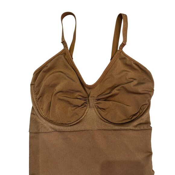 Like new SPANX Slimplicity Full Slip with Underwire in Nude Size Large - Picture 3 of 5